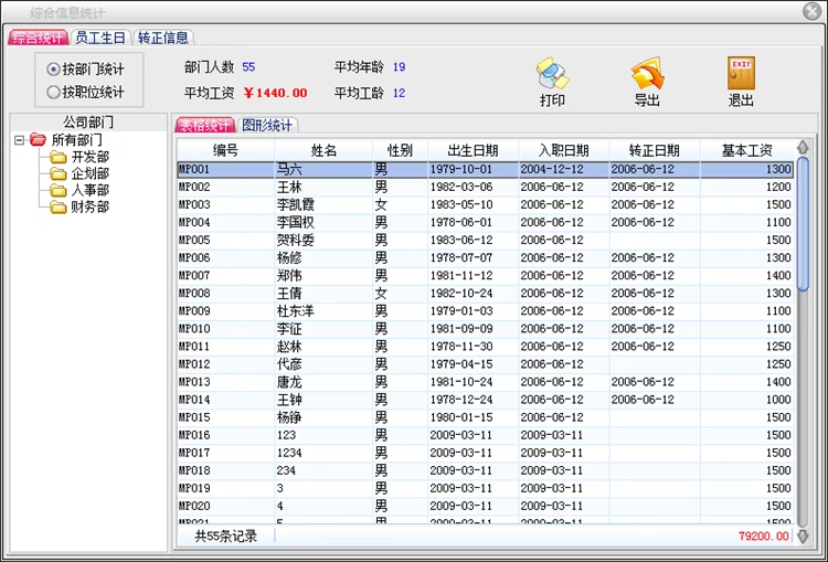 Personnel système de gestion des archives de lentreprise matériel de formation des employés tableau des salaires ressources humaines logiciel statistique(图10)