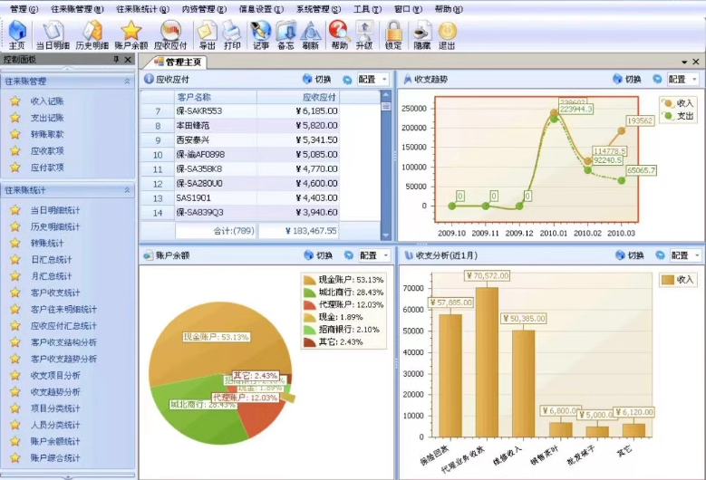 Logiciel de comptabilité financière v4.32 dépenses de recettes prêts à recevoir remboursements à payer gestion de la Caisse gestion de la comptabilité générale(图1)